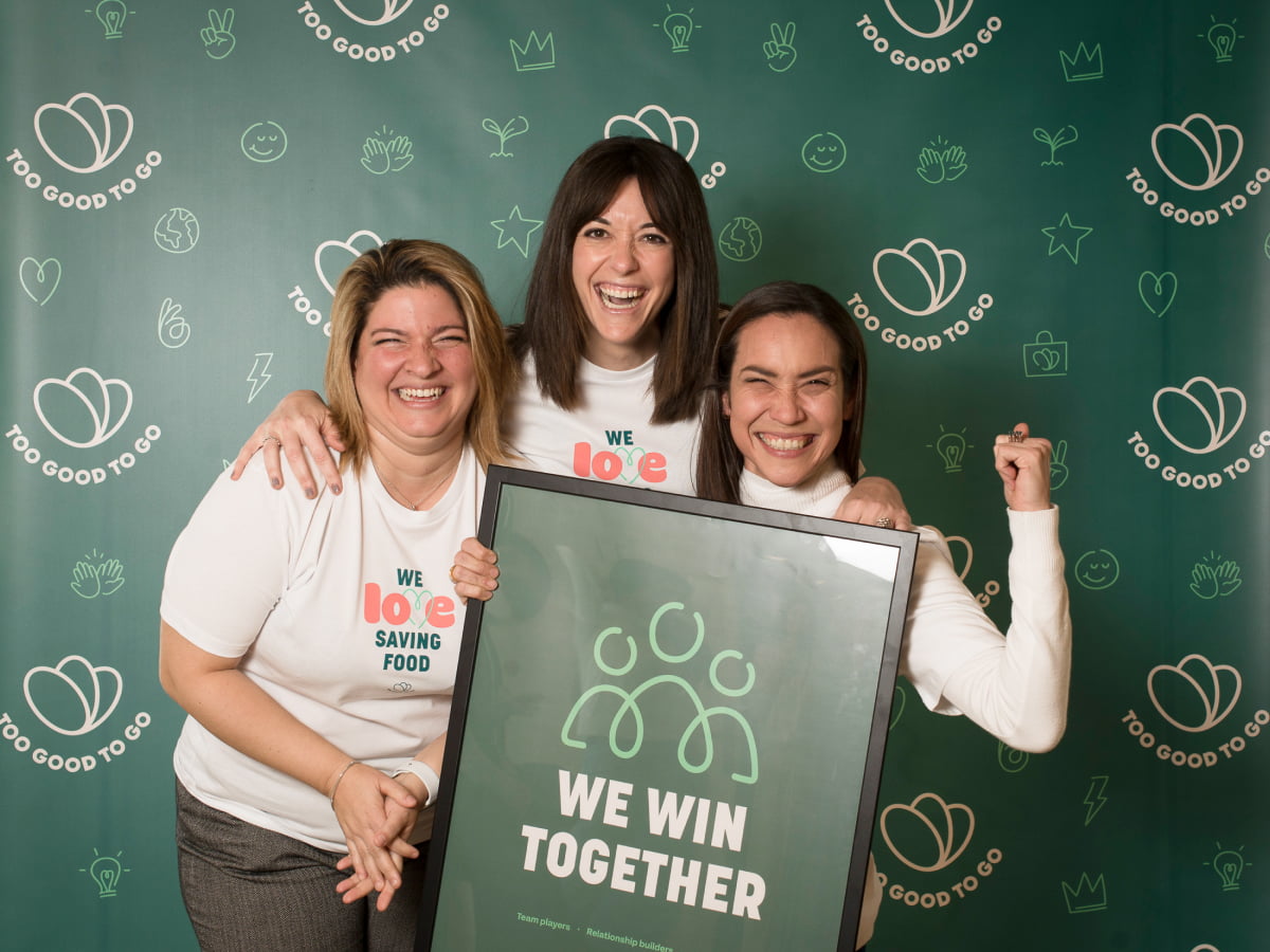 Fotografía del Team de Too Good to Go en Barcelona